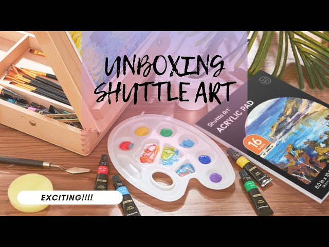 Unboxing Shuttle Art Acrylic Painting Set