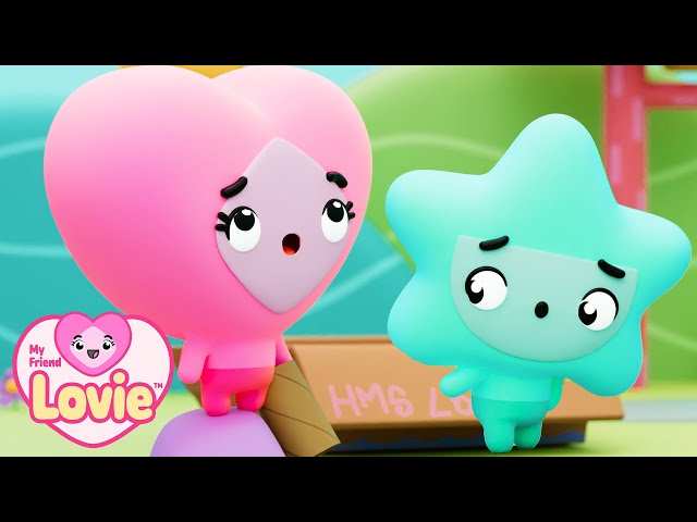 My Friend Lovie | Brand New - Cardboard Pirates| Kids Cartoons & Stories | Videos for Kids