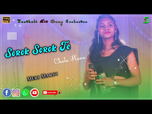 Sorok Sorok Te//New Santali Dong Orchestra Music Video Stage program//Meri Mardi