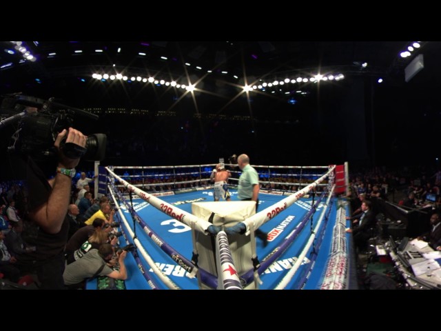 Warrington claims gruelling victory over Martinez | 360 Virtual Reality Boxing BT Sport HD