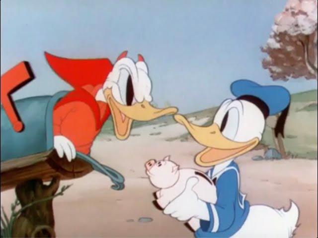 Donald's Decision (1942) | Disney WWII Propaganda Short [CC]