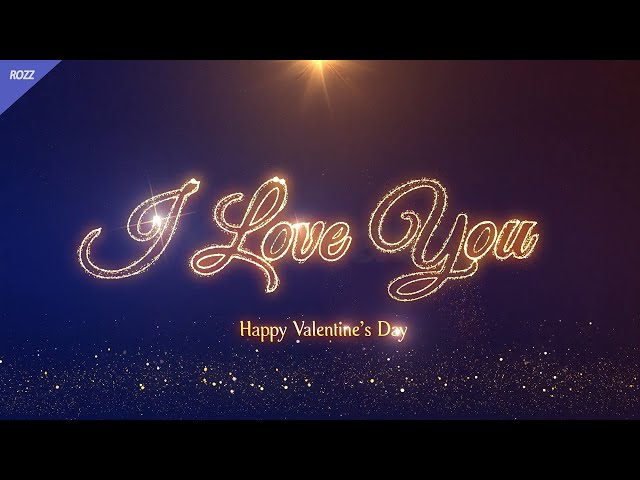 I Love You / Valentine's Greetings (After Effects Template)