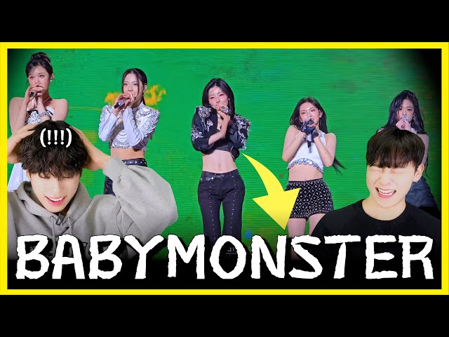 KOREAN REACT | BABYMONSTER DRIP +BATTER UP +CLIK CLAK +LIKE THAT (Concert fancam) 😱🥰