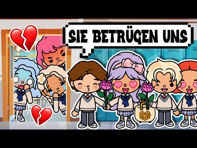 LIEBESDRAMA❣️ IN DER NEUEN UNIVERSITÄT 📚 DIE SPANNENDE SCHUL STORY 🫣 PART 2 #tocaboca #tocatoast ⁉️