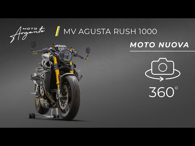 MV Agusta Rush 1000 - Moto da Collezione - Vista a 360° - Moto Argento