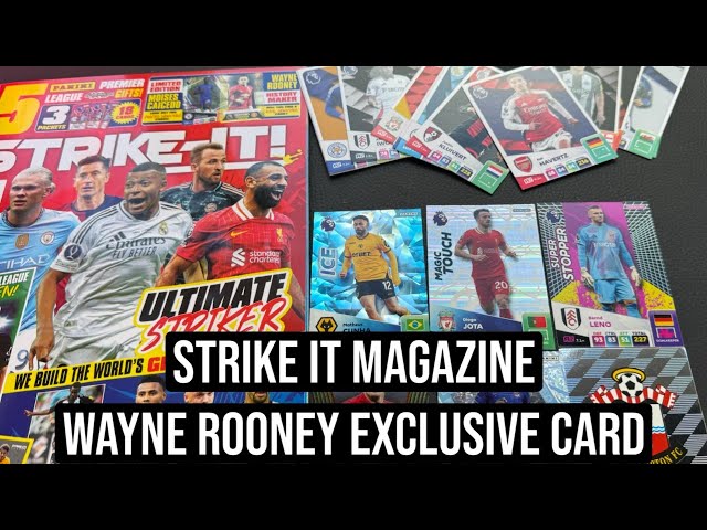 Adrenalyn XL 2025 - Strike It Magazine - Wayne Rooney EXCLUSIVE