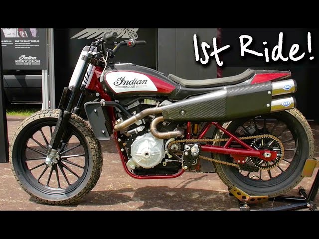 Indian Scout FTR750 Factory Flat Tracker / MotoGeo Review