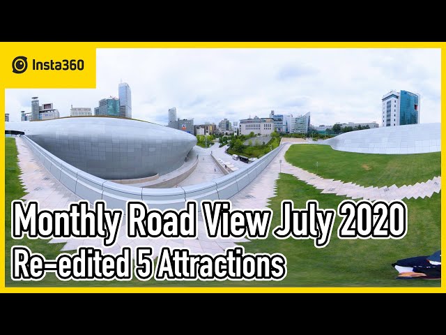 Monthly Road View July | Garden5 | Univ. Of Seoul | DDP | Gandeme & Heunginjimun Park | 4K | Ep.304