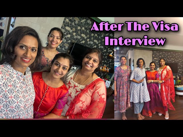 Later part of our Visa Interview | Geetha Madhuri Cooking tips | Kousalya