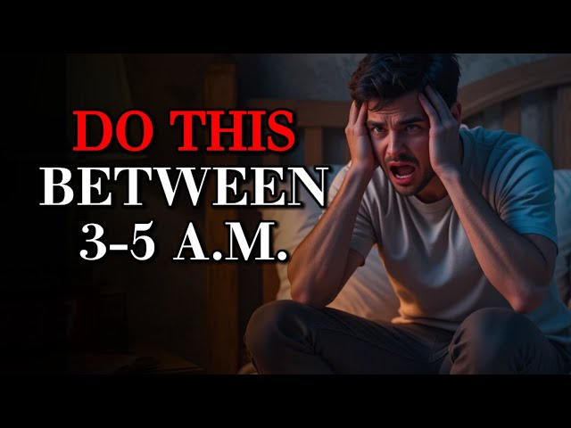 Waking Up at 3AM - 5AM? Here's What God Wants You to Do!