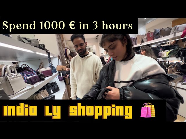 Shopping 🛍️ For India trip | Buying gifts 🎁 for India | Portugal ✈️ to India 🇮🇳#punjabi