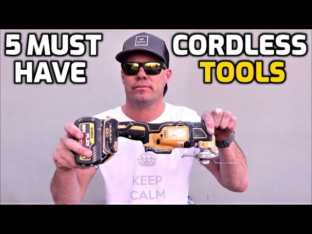 5 MUST HAVE Cordless Tools to Build a Shower!