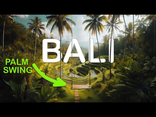 Sightseeing in Bali but in 360 - World‘s Highest Swing between Palms 🌴