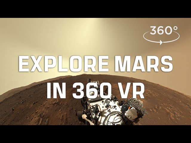 Explore Mars in 360 VR | Mars Curiosity Rover and Mars Perseverance Rover 360 Panoramas