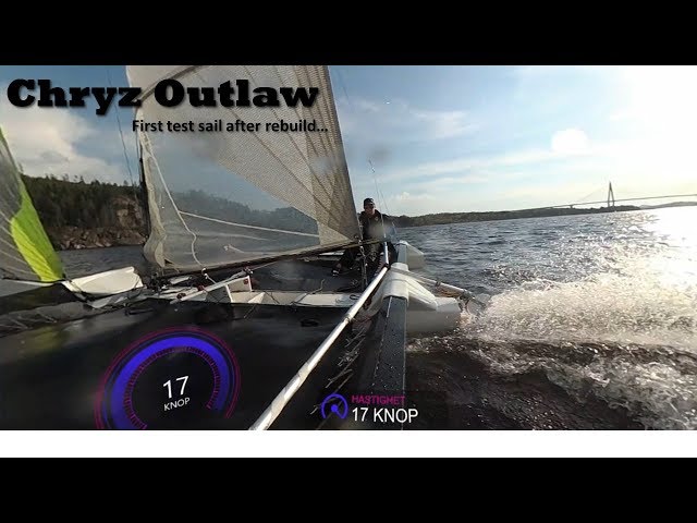 Outlaw trimaran, first test sail after rebuild (Teaser)