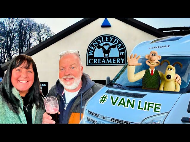 VAN LlFE: Yorkies Travel meet Wallace & Gromit at WENSLEYDALE