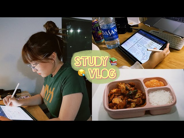 STUDY VLOG: a rough week, new keyboard, meal prep