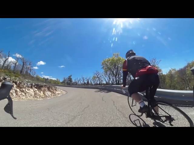 Mont Ventoux climb: in 360-degrees