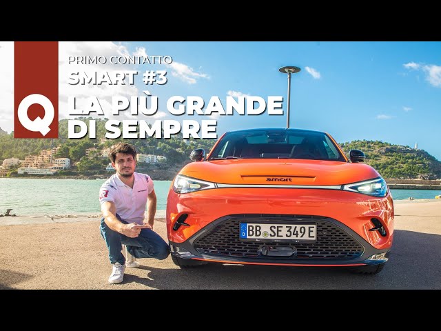 Su strada con una Smart di 4,4 metri che accelera come una Porsche | Smart #3