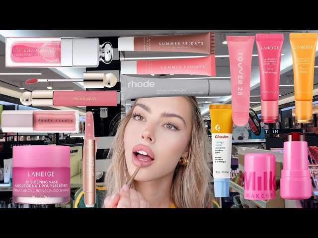 I BOUGHT EVERY VIRAL LIP PRODUCT + HAUL & REVIEW ♡