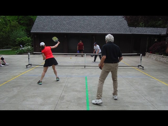 Pickleball - Memorial Day 2020 - Barbara & Ken -vs- Jerry & Mark