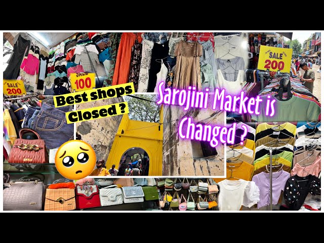 SAROJINI MARKET UPDATE🥺 Latest 2022 Sarojini Market Tour + Mini Haul | Kashika Chauhan