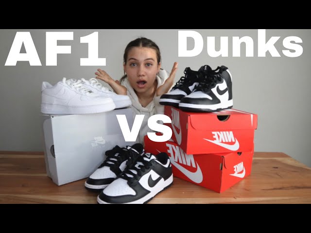 Nike Panda Dunks VS Air Force 1 | Uncovering The Major Differences