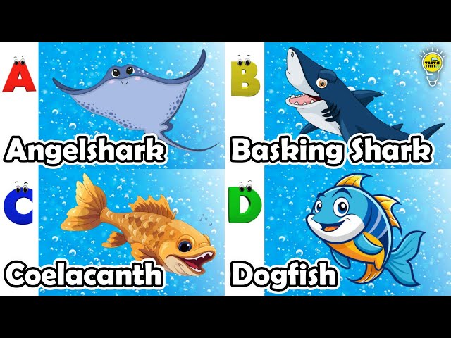 ABC phonics animals | ABC Sea Animals song | English and Animals for Kids | Alphabets Kids Song