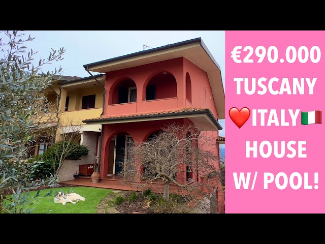 🇮🇹 Live Tour a Modern 4 Story ITALIAN Town Home W/ POOL In TUSCANY! 🏊🏼🌴 2100 ft.² Just €290K!