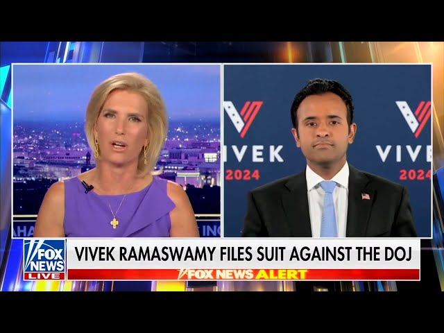 Vivek Ramaswamy on Fox News' Ingraham Angle with Trump Indictment & FOIA Request 8.1.23