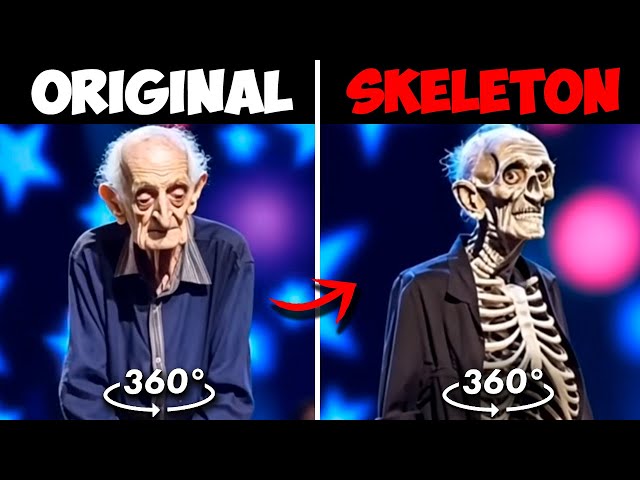 360º VR The old man terrified the audience on AGT!!!😱 (TikTok Compilations)