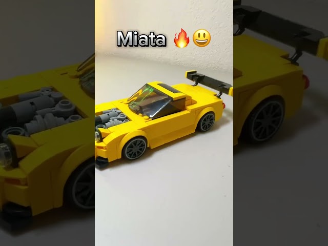 Riced Mazda MX-5 Miata 🔥 😃 #legocars #lego #cars #mazda #miata #turbocharged #engine #2025