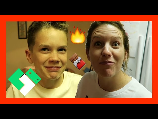 SPICY CHOCOLATE BAR PRANK (Day 1802) | Clintus.tv