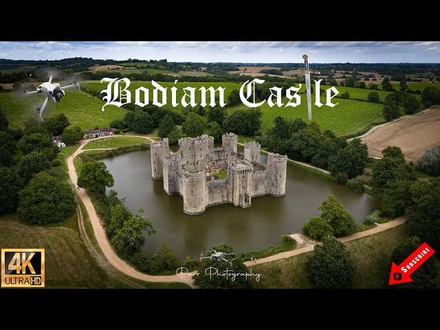 Bodiam Castle | Sussex | DJI Mini 4 Pro | 4K | Drone Video | 60 FPS |