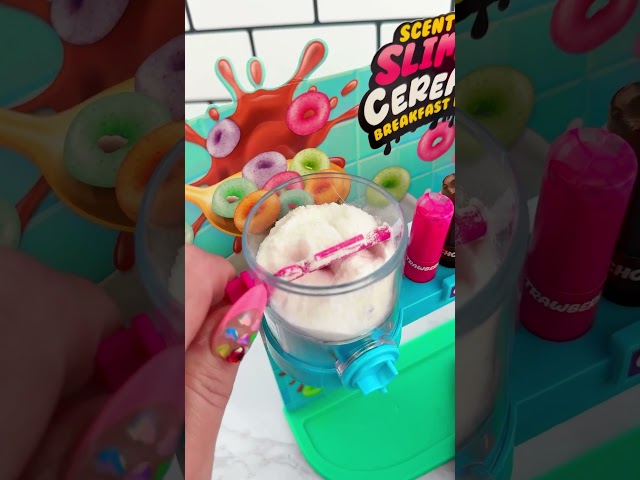 Mini DIY Slime Cereal Factory Satisfying Video ASMR! 🥣 #shorts #asmr