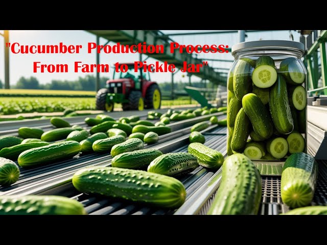 Million-Ton Cucumber Harvesters | The Fascinating Process of Making Pickles | Farming Documentary