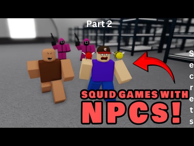 Revealing secrets in Roblox "[VOTING] Squid Game but with NPCs and FREE ADMIN!" (part 2).