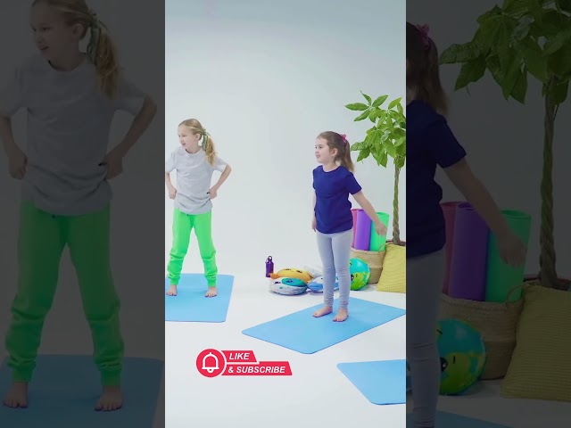 🌊 Fun Wave Yoga Pose for Kids