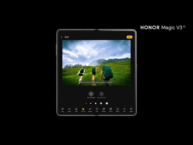 HONOR Magic V3 | AI Eraser