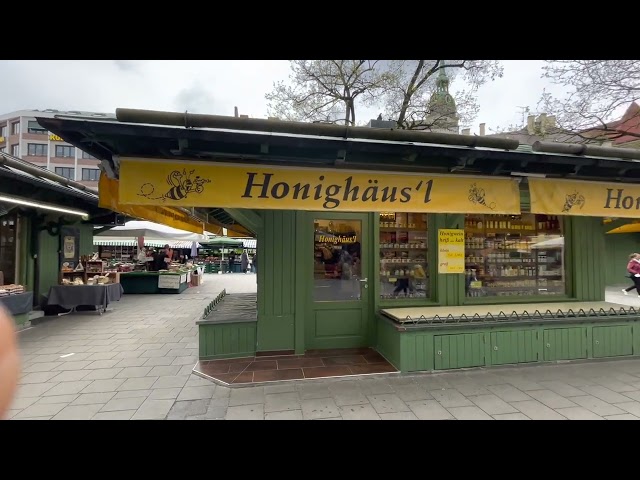 Marienplatz or Mary's Square in Munich, Germany | Photo taken on Saturday, April 30, 2022 at 5:02 pm