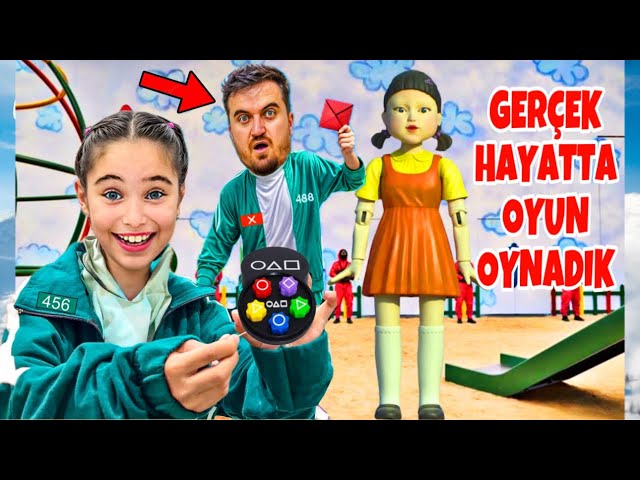 ELİF SİNEM YEŞİL IŞIK KIRMIZI IŞIK DEDİM DÜŞTÜ ‼️ SQUİD GAME 2 OYUNLARI OYNADIK !!