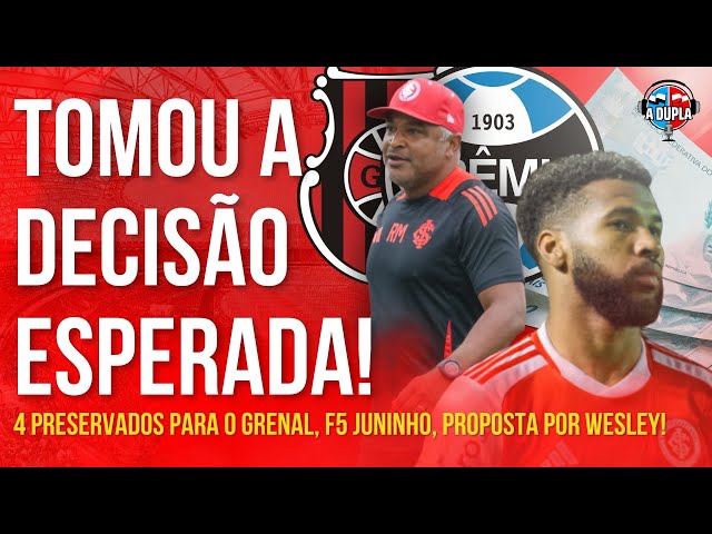 🔴⚪️ Diário do Inter KTO: 4 preservados para o Gre-Nal | Mexicanos querem Wesley | Juninho vem?