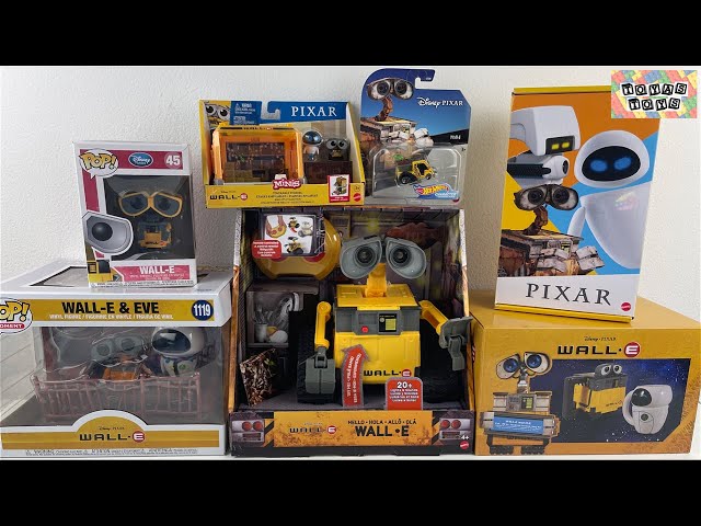 Disney Pixar Wall-E Collection Unboxing Toy Review | Wall-E RC Electronic Robot