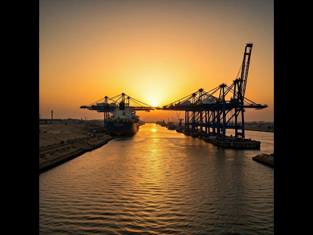 The New Suez Canal  A 21st Century Engineering Marvel! #newsuezcanal #megaprojects #shipping #egypt