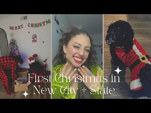 VLOG | First Christmas in a new City + State! (first time just us. no family, no friends)