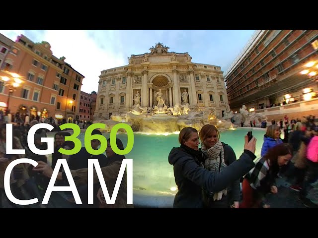 3D Spatial Audio : Trevi Fountain sound (360 Video)