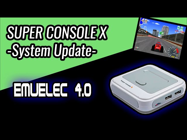 Super Console X System Update - EmuElec 4.0 Install Video Tutorial - EEMC605