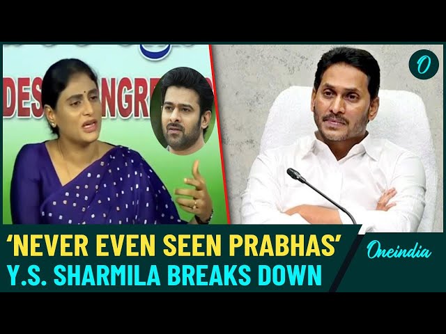 WATCH | Y.S Sharmila Accuses Brother YS Jagan Reddy, Denies Any Connection with Actor Prabhas