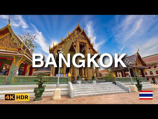 Ultimate 4K HDR Bangkok Walking Tour at Wat Ratchabophit