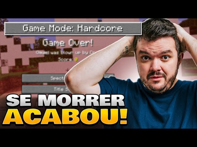 TENTE NÃO RIR COM O GAULES NO MINECRAFT HARDCORE PELA PRIMEIRA VEZ!